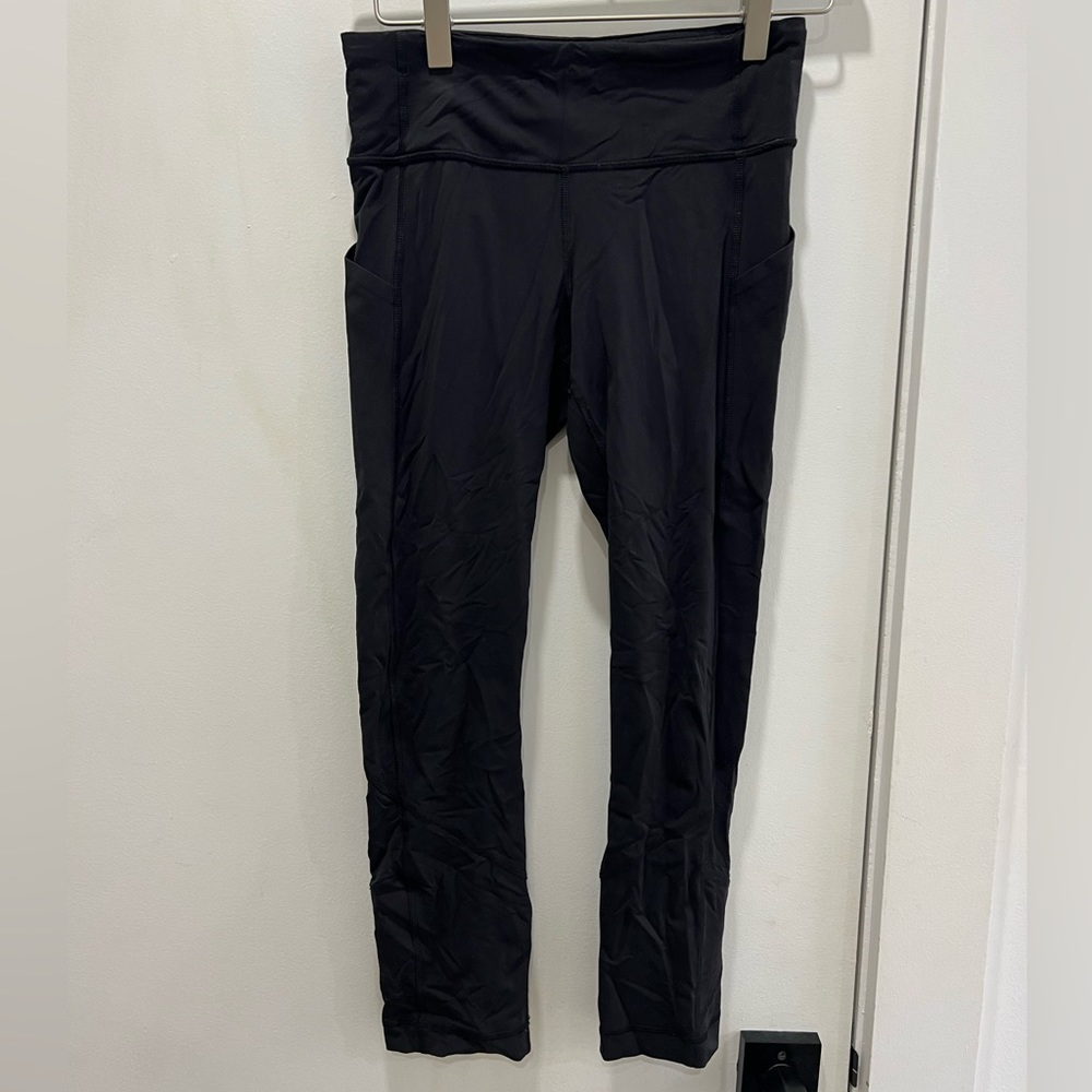 Lululemon crop legging black size 4